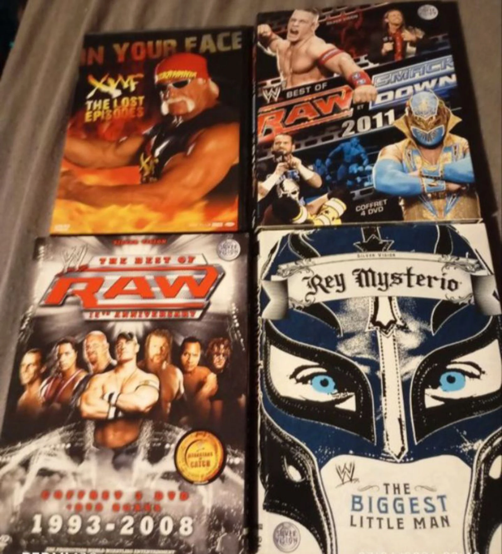 Lot dvd wwe 